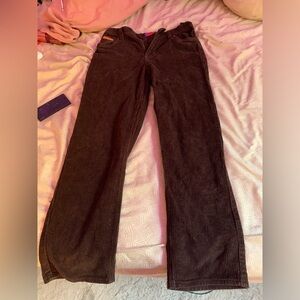 Brown empyre corduroy pants
